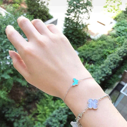 [Kaelin Vow]BUTTERFLY TURQUOISE BUTTERFLY BRACELET SILVER