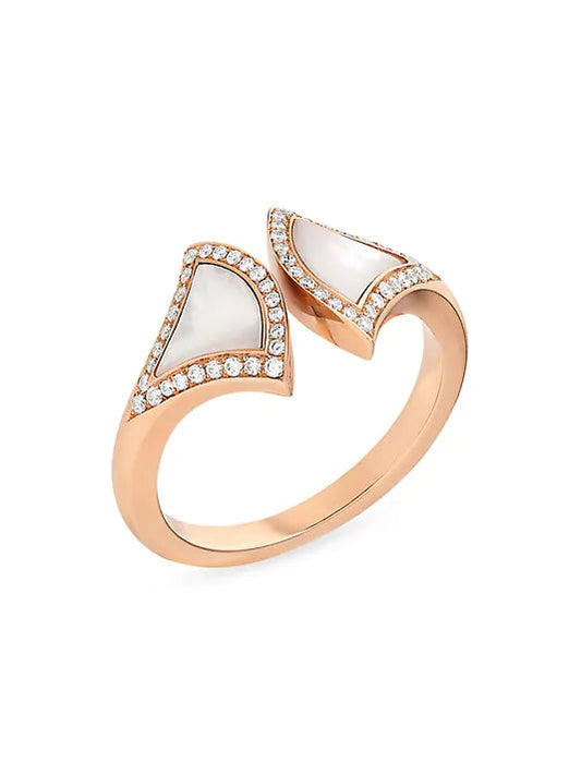 [Kaelin Vow]DREAM MOP DIAMOND OPEN RING