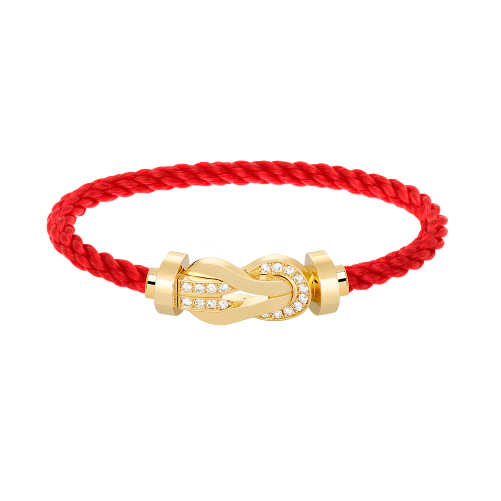 [Kaelin Vow]CHANCE GROSSES 8-ZAHLIGES HALBDIAMANT-ARMBAND MIT SCHNALLE GOLD