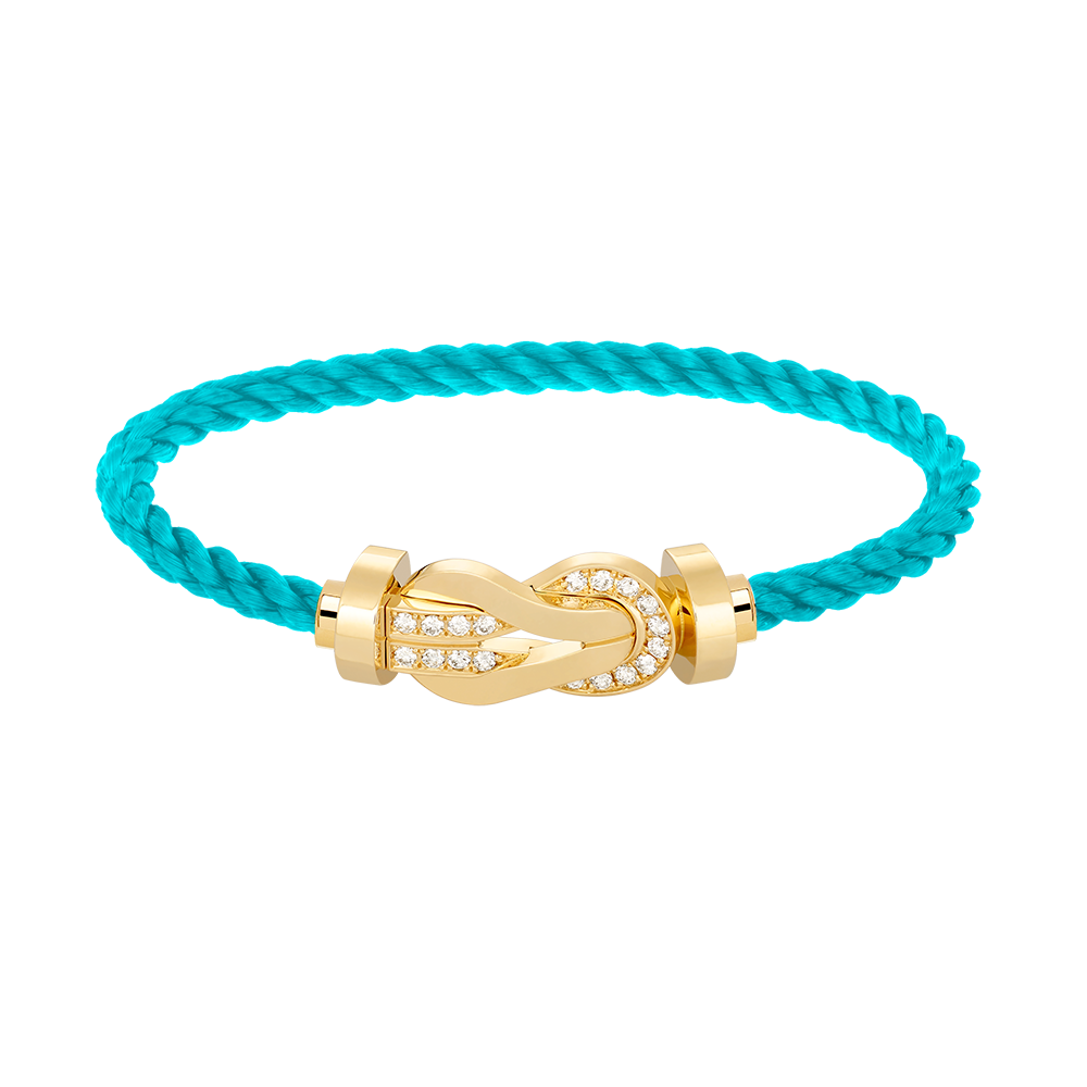 [Kaelin Vow]CHANCE GROSSES 8-ZAHLIGES HALBDIAMANT-ARMBAND MIT SCHNALLE GOLD