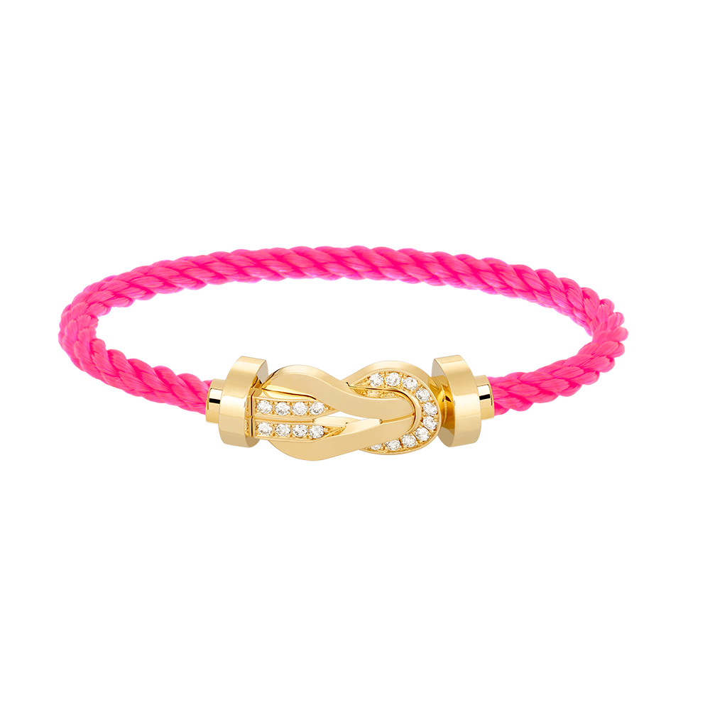 [Kaelin Vow]CHANCE GROSSES 8-ZAHLIGES HALBDIAMANT-ARMBAND MIT SCHNALLE GOLD