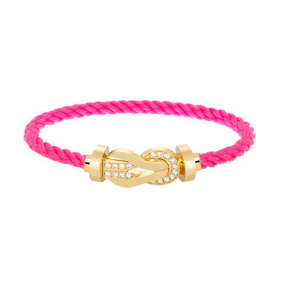 [Kaelin Vow]CHANCE GROSSES 8-ZAHLIGES HALBDIAMANT-ARMBAND MIT SCHNALLE GOLD