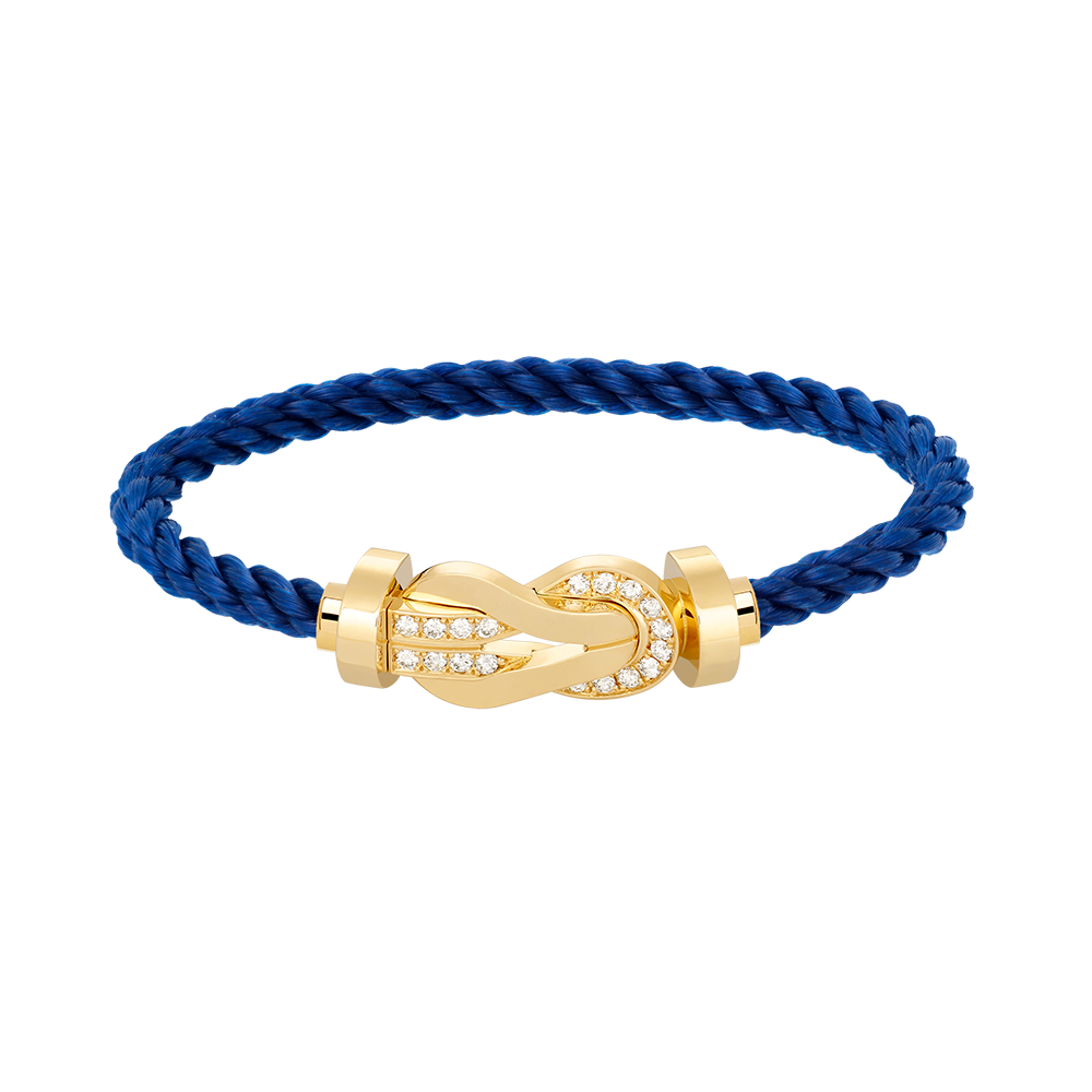 [Kaelin Vow]CHANCE GROSSES 8-ZAHLIGES HALBDIAMANT-ARMBAND MIT SCHNALLE GOLD