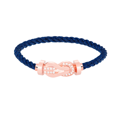 [Kaelin Vow]CHANCE LARGE 8 FIGURE BUCKLE HALF DIAMOND BRACELET ROSE GOLD