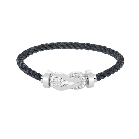[Kaelin Vow]CHANCE GROSSES 8-ER-FIGUR-ARMBAND MIT SCHNALLE HALBDIAMANT SILBER