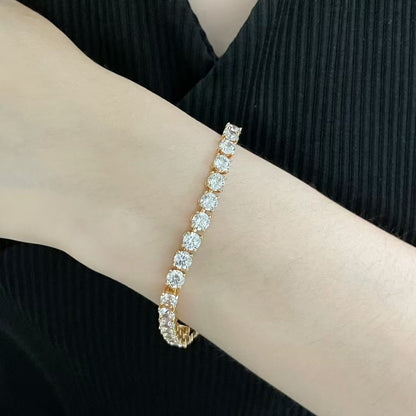 [Kaelin Vow]TENNIS BRACELET WITH FULL DIAMOND SETTING