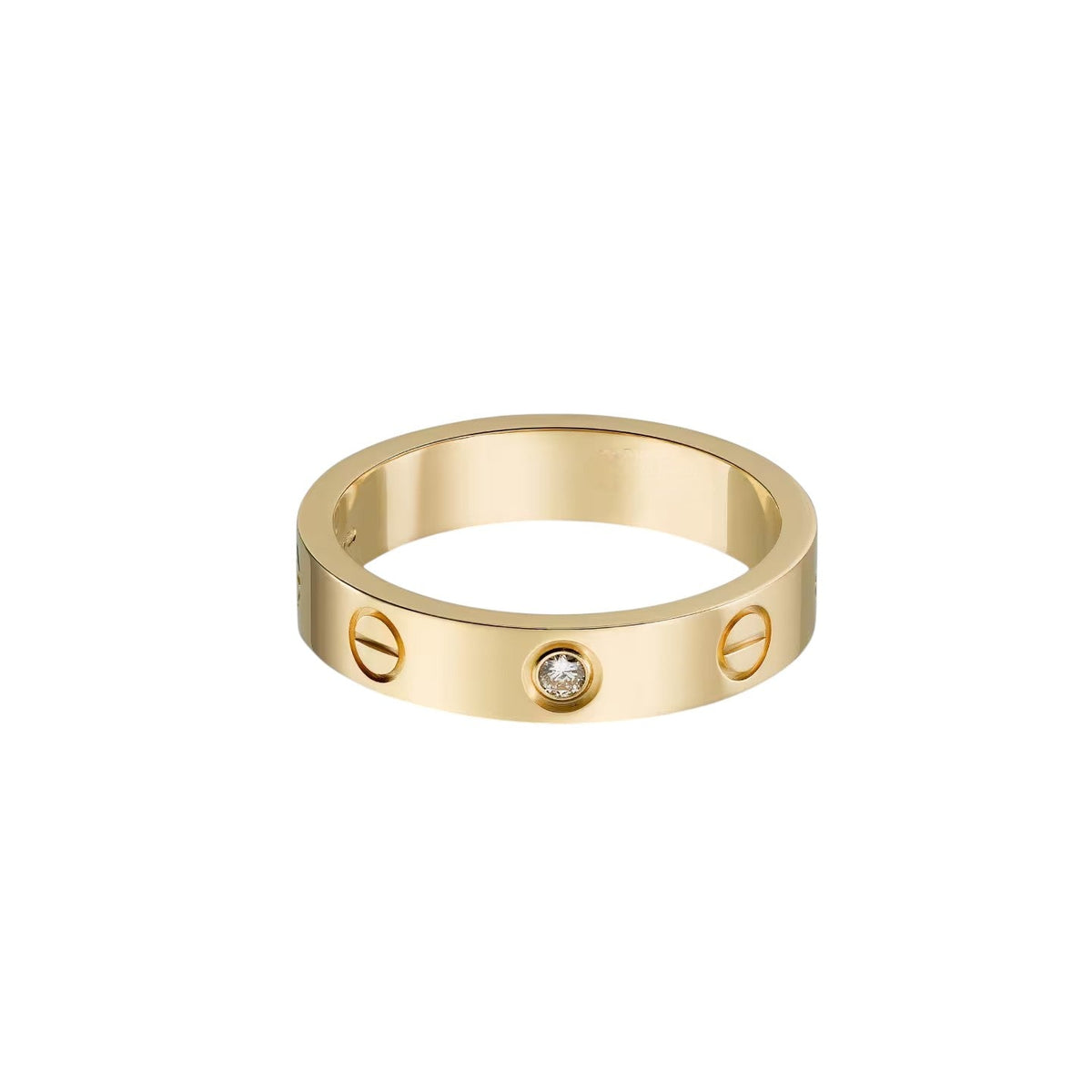 [Kaelin Vow]LOVE 4MM 1 DIAMOND RING