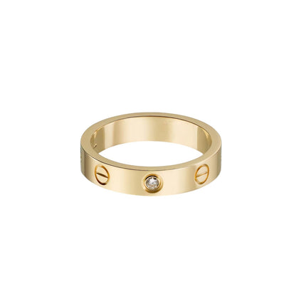 [Kaelin Vow]LOVE 4MM 1 DIAMOND RING