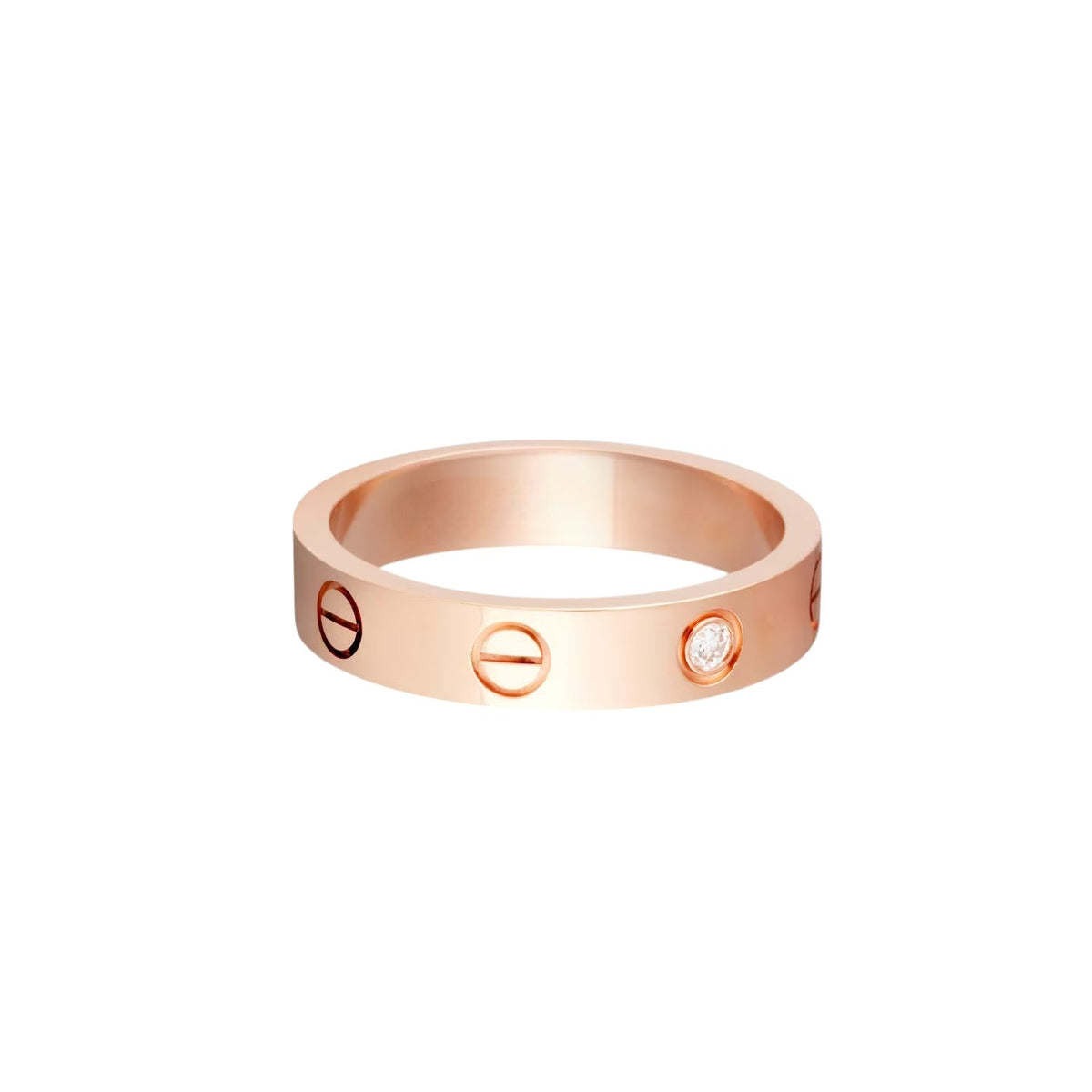[Kaelin Vow]LOVE 4MM 1 DIAMOND RING