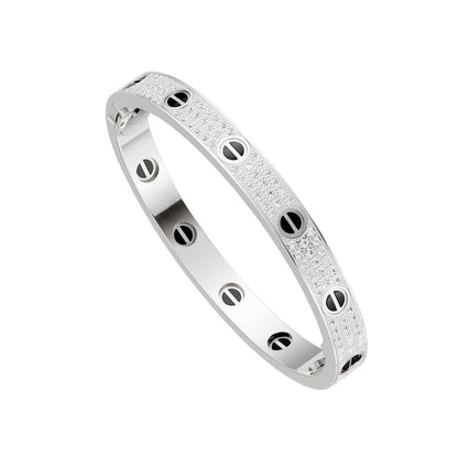 [Kaelin Vow]LOVE BRACELET 6.1MM DIAMOND-PAVED CERAMIC