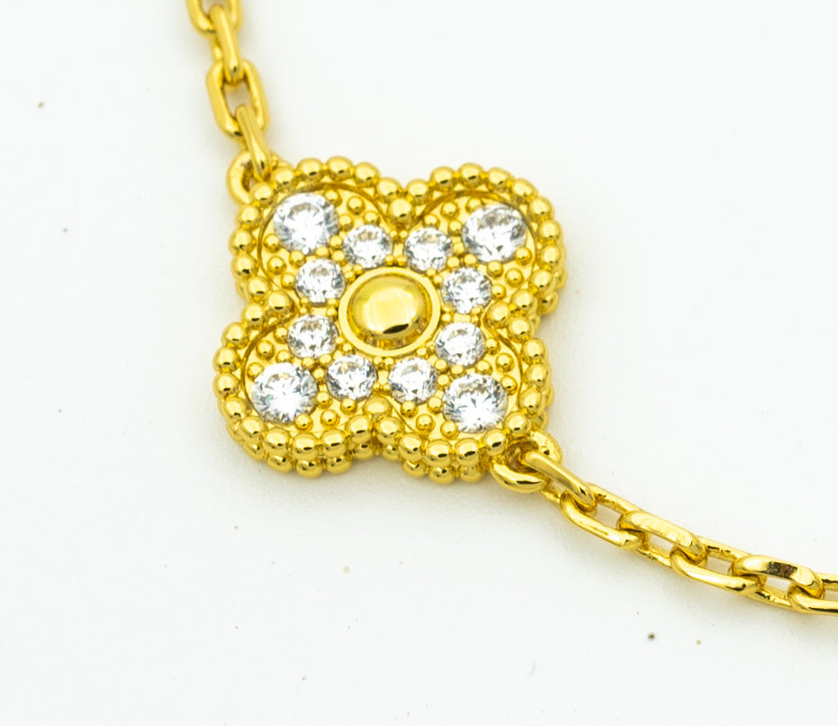 [Kaelin Vow] CLOVER 5 MOTIF LASER BRACELET COLLECTION