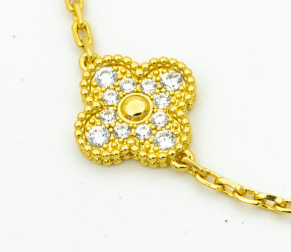 [Kaelin Vow] CLOVER 5 MOTIF LASER BRACELET COLLECTION