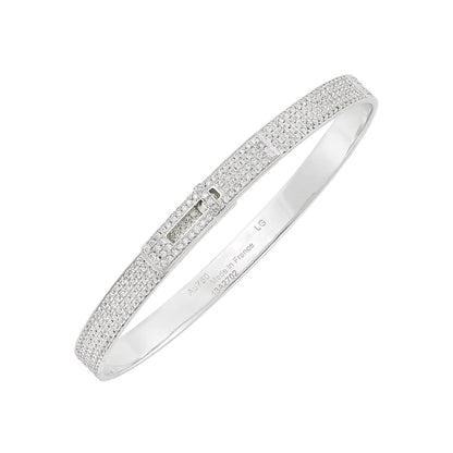 [Kaelin Vow]HM KELLY ARMBAND AUS SILBER MIT VOLLSTÄNDIGEM PAVÉ-DIAMANTERSETZUNG