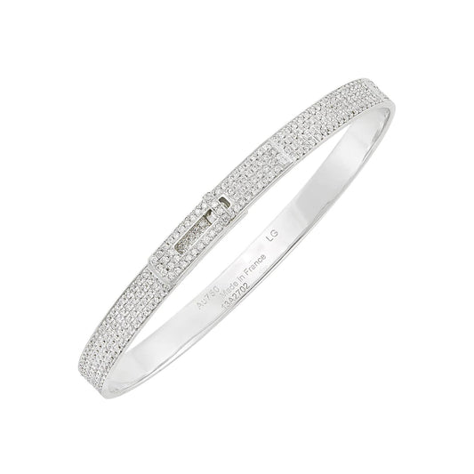 [Kaelin Vow]HM KELLY ARMBAND AUS SILBER MIT VOLLSTÄNDIGEM PAVÉ-DIAMANTERSETZUNG