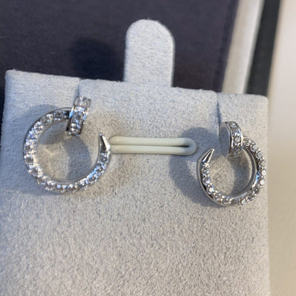 [Kaelin Vow]JUSTE EARRINGS SILVER DIAMONDS