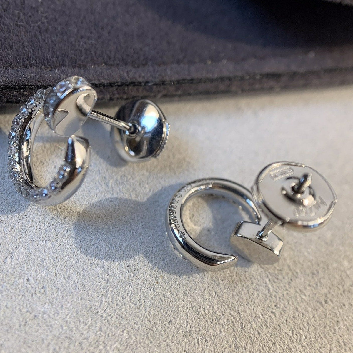 [Kaelin Vow]JUSTE EARRINGS SILVER DIAMONDS
