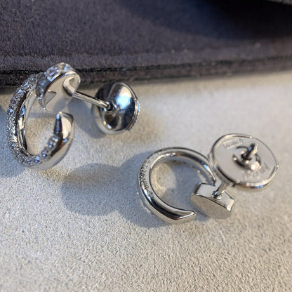 [Kaelin Vow]JUSTE EARRINGS SILVER DIAMONDS