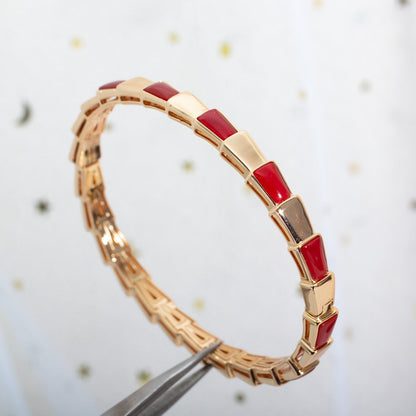 [Kaelin Vow]SERPENTI BRACELET PINK GOLD RUBELLITE