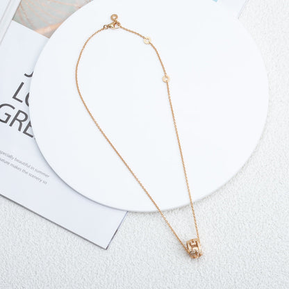 [Kaelin Vow]PARENTESI NECKLACE PINK GOLD DIAMOND