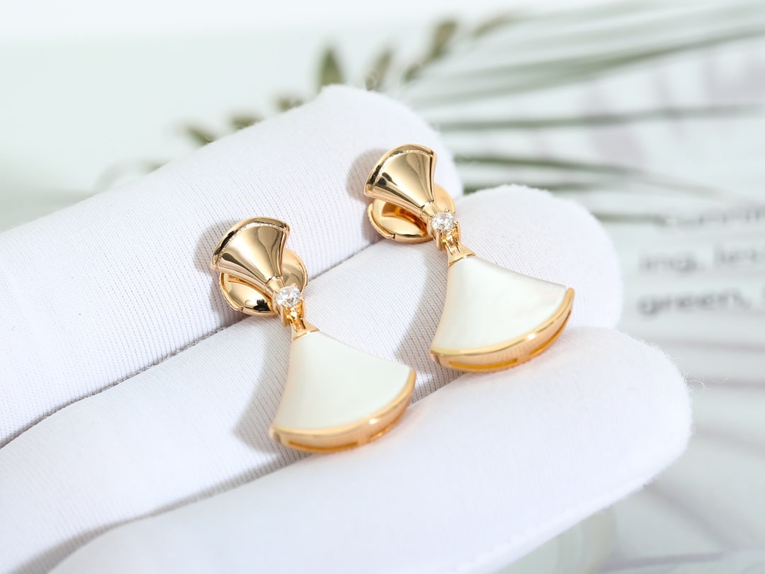 [Kaelin Vow]DREAM MOP PINK GOLD EARRINGS