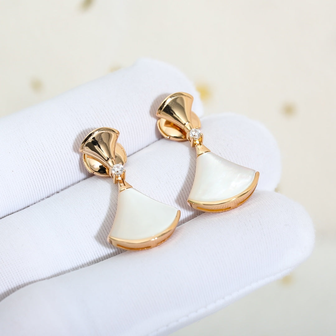 [Kaelin Vow]DREAM MOP PINK GOLD EARRINGS
