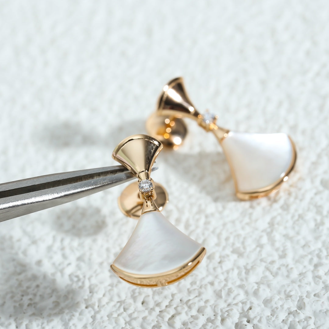 [Kaelin Vow]DREAM MOP PINK GOLD EARRINGS