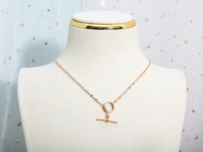 [Kaelin Vow]ECHAPPEE NECKLACE PINK GOLD