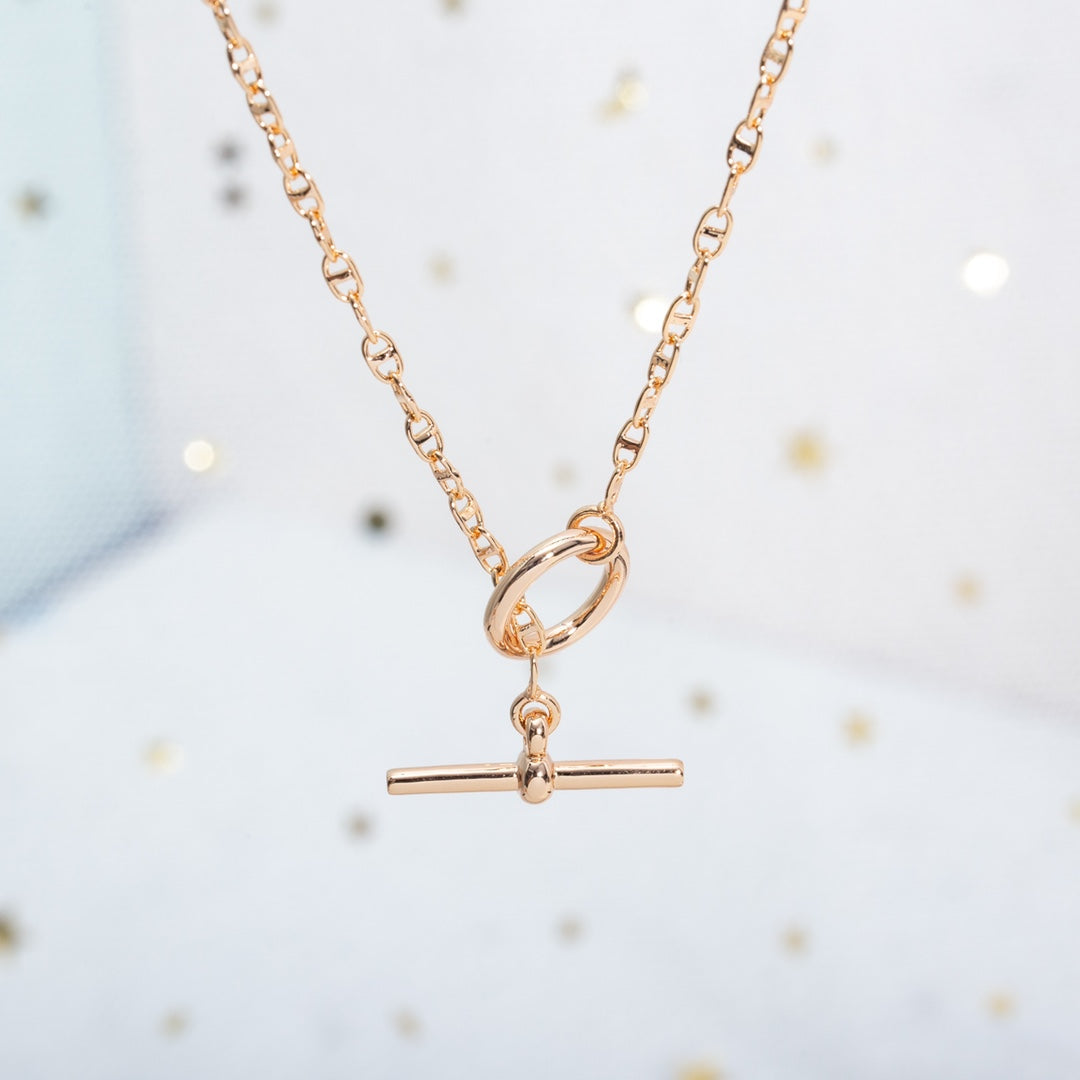 [Kaelin Vow]ECHAPPEE NECKLACE PINK GOLD