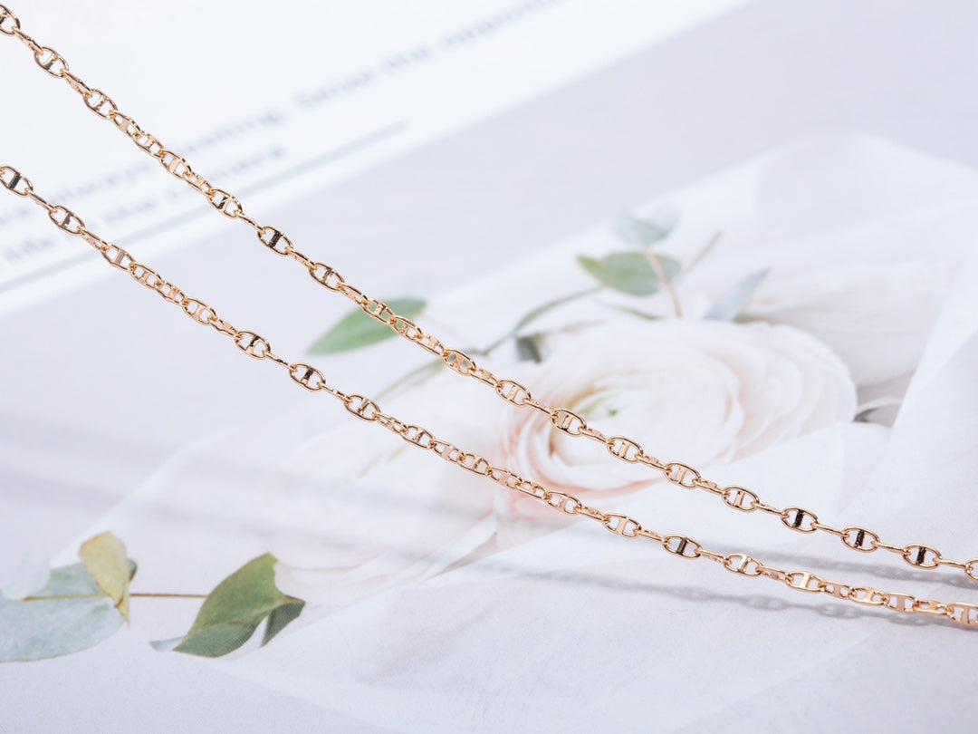 [Kaelin Vow]ECHAPPEE NECKLACE PINK GOLD