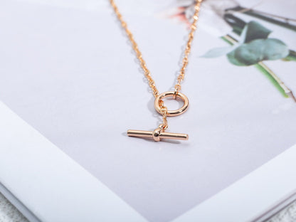 [Kaelin Vow]ECHAPPEE NECKLACE PINK GOLD