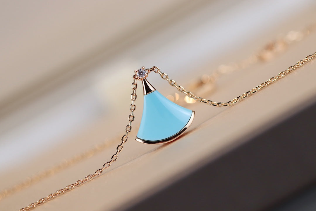 [Kaelin Vow]DREAM NECKLACE TURQUOISE PINK GOLD