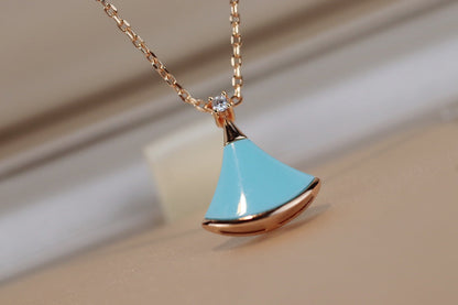 [Kaelin Vow]DREAM NECKLACE TURQUOISE PINK GOLD