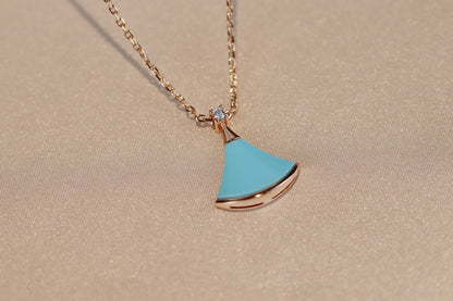 [Kaelin Vow]DREAM NECKLACE TURQUOISE PINK GOLD