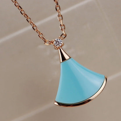 [Kaelin Vow]DREAM NECKLACE TURQUOISE PINK GOLD