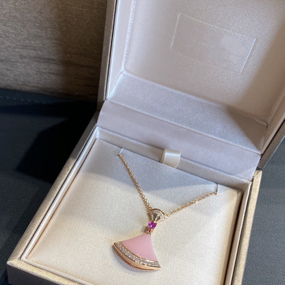 [Kaelin Vow]DREAM NECKLACE PINK OPAL