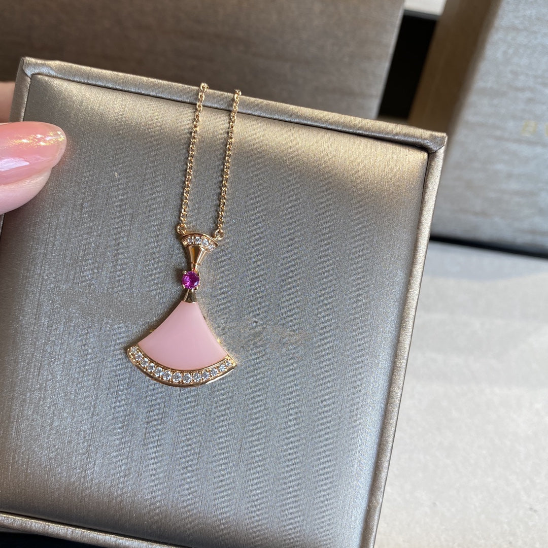 [Kaelin Vow]DREAM NECKLACE PINK OPAL