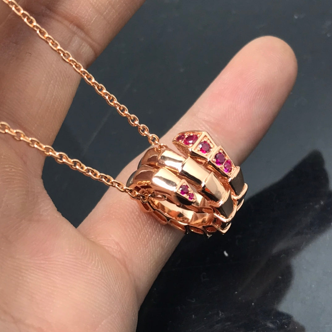 [Kaelin Vow]SERPENTI PEDANT NECKLACE