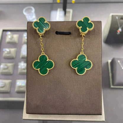 [Kaelin Vow]CLOVER 2 MOTIFS  EARRINGS (MULTIPLE CHOICESC