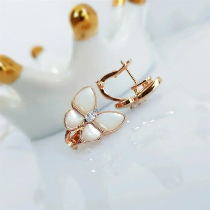 [Kaelin Vow]BUTTERFLY MOP DIAMOND EARRINGS