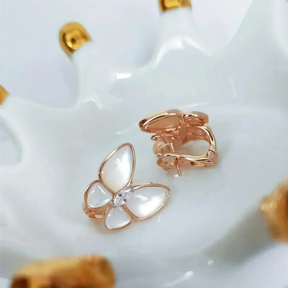 [Kaelin Vow]BUTTERFLY MOP DIAMOND EARRINGS