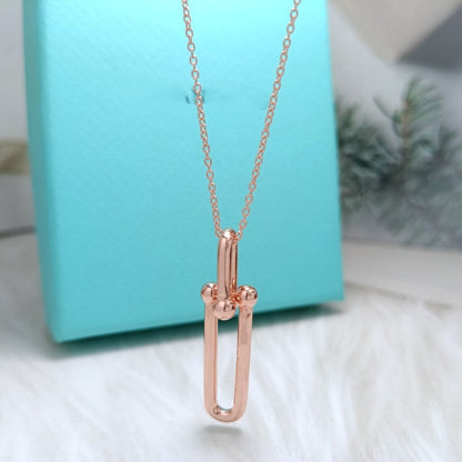 [Kaelin Vow]HARDWEAR DROP DOUBLE LINK PEDANT NECKLACE