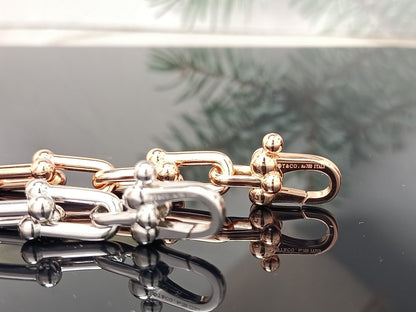 [Kaelin Vow]HARDWEAR-ARMBAND ROSÉGOLD UND SILBER DIAMANT