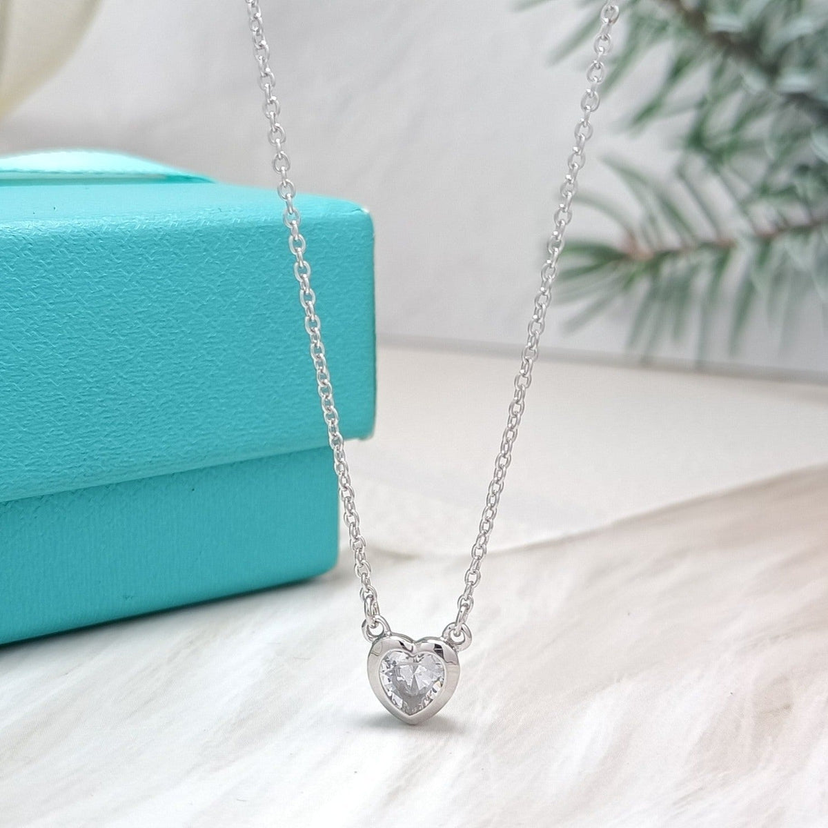 [Kaelin Vow]HEART BIG DIAMOND NECKLACE