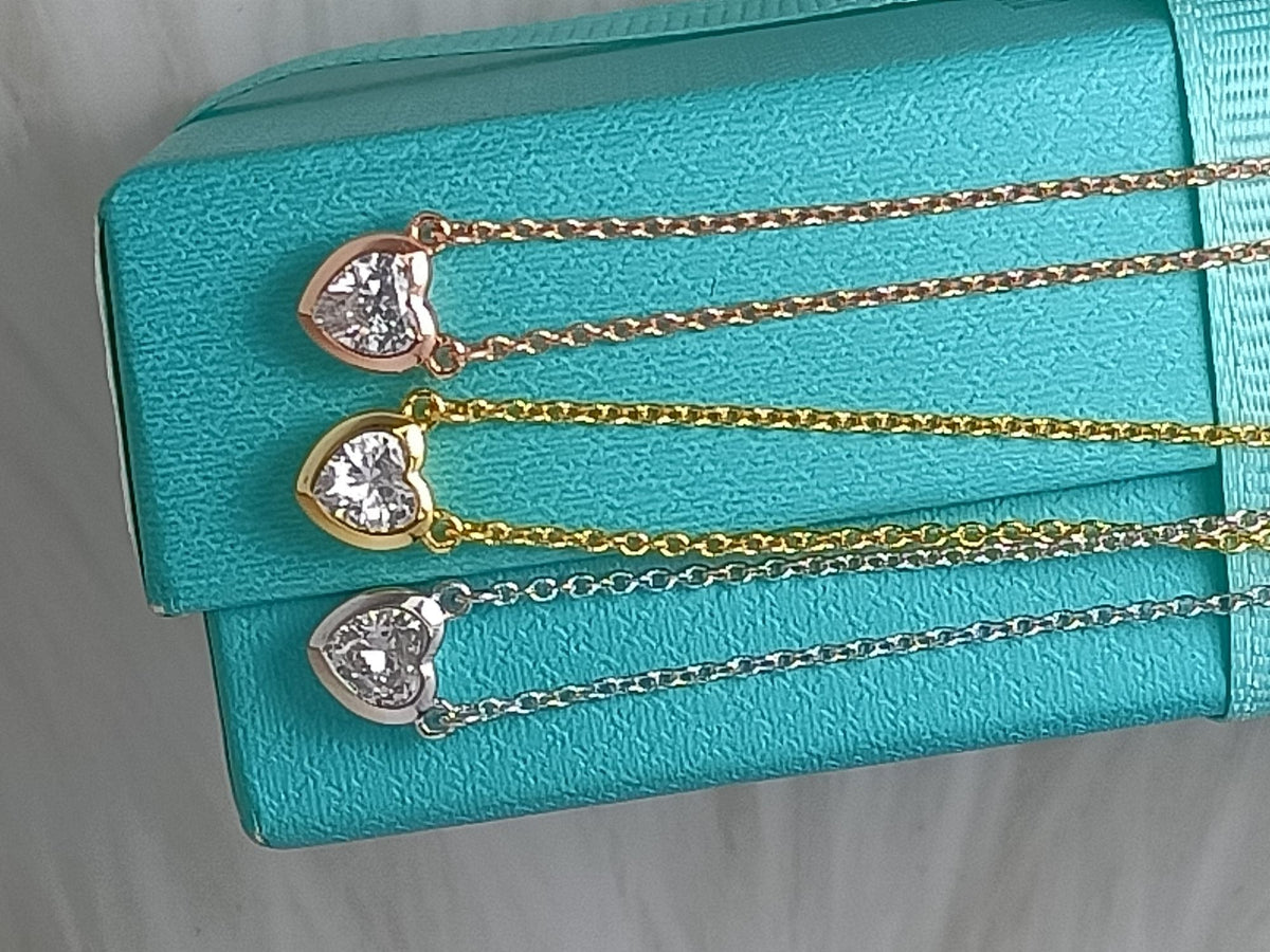 [Kaelin Vow]HEART BIG DIAMOND NECKLACE