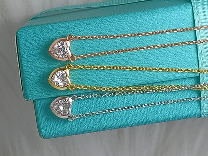 [Kaelin Vow]HEART BIG DIAMOND NECKLACE