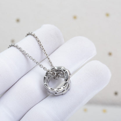 [Kaelin Vow]SERPENTI SILVER NECKLACE DIAMOND