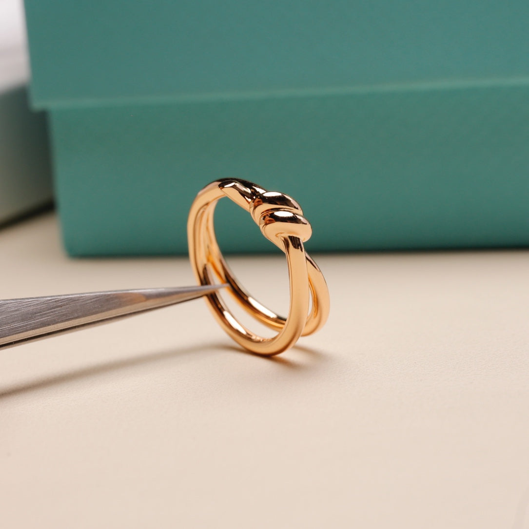 [Kaelin Vow]KNOT RING PINK GOLD