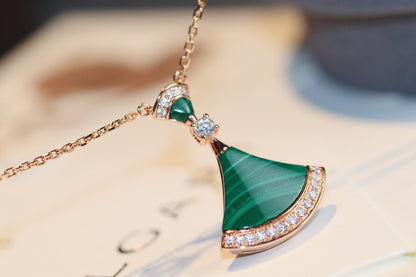 [Kaelin Vow]DREAM NECKLACE MALACHITE DIAMOND