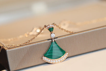[Kaelin Vow]DREAM NECKLACE MALACHITE DIAMOND