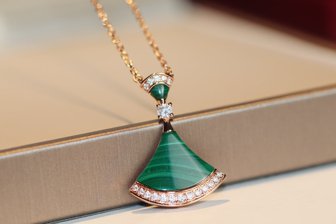 [Kaelin Vow]DREAM NECKLACE MALACHITE DIAMOND